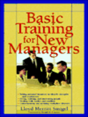 cover image of Basic Training For New Managers
